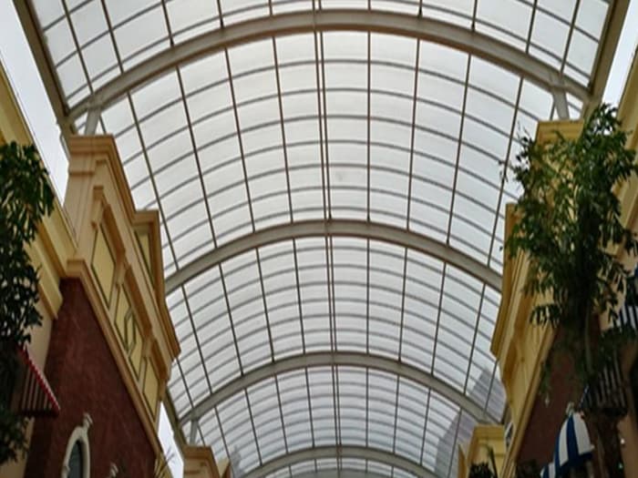 株洲屋面网架顶棚吊装方案