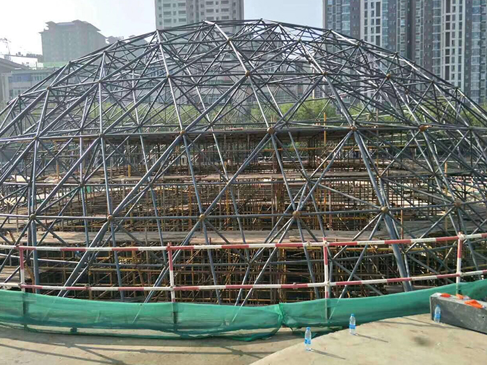 株洲球形网架钢结构施工